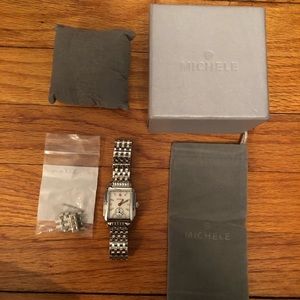 Michele Deco Mid, Diamond Dial Watch